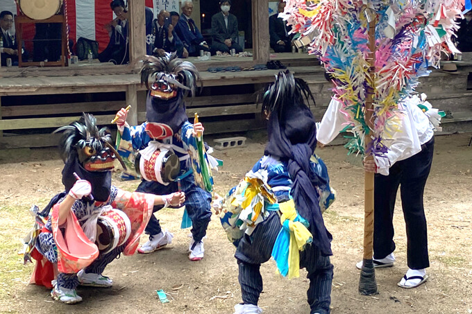 二本松市：田沢の三匹獅子舞